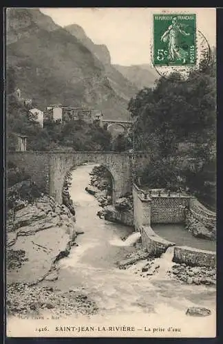 AK Saint-Jean-la-Rivière, La prise d`eau