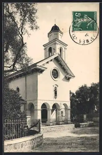 AK Beaulieu-sur-Mer, Église Anglicane et son environnement verdoyant