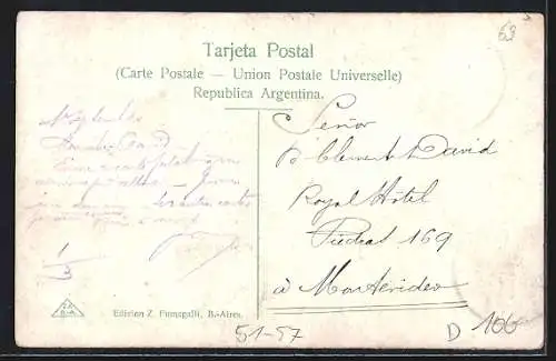 AK Argentinien, Campestre Malando et tiempo