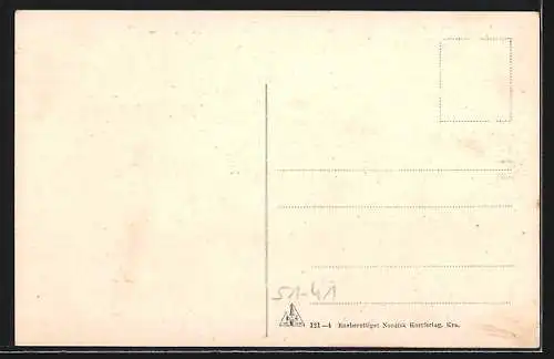 AK Norsk Brudefölge, Norweger in Tracht