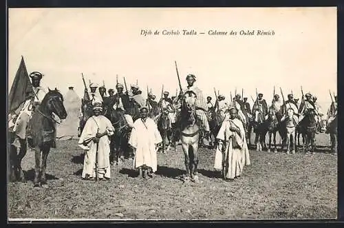 AK Djih de Casbah Tadla, Colonne des Ouled Rémich