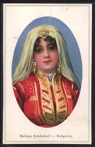 AK Balkan Schöheit, Bulgarin