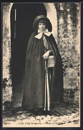 AK Jeune Fille Brugeoise