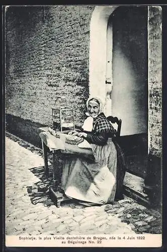 AK Bruges, Sophietje, la plus Vieille dentellière de Bruges