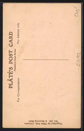 AK indische Frau badet ihr Kind in einem Wassertrog