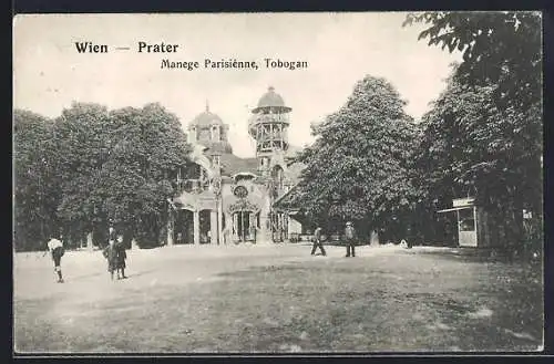 AK Wien, Prater, Manege Parisiénne, Tobogan