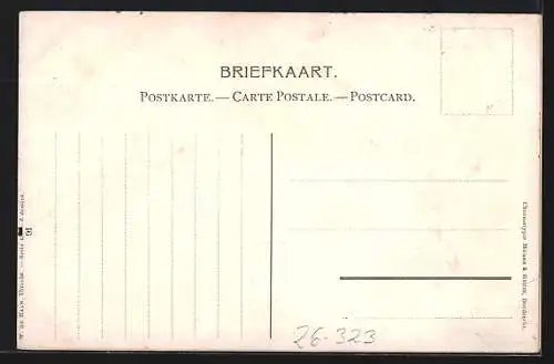 Künstler-AK Johan Georg Gerstenhauer: Elefanten in der Savanne