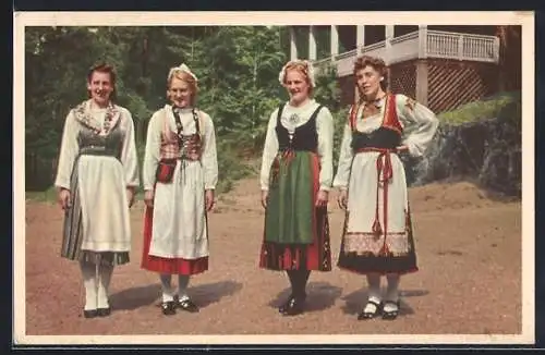 AK Frauen in finnischer Tracht