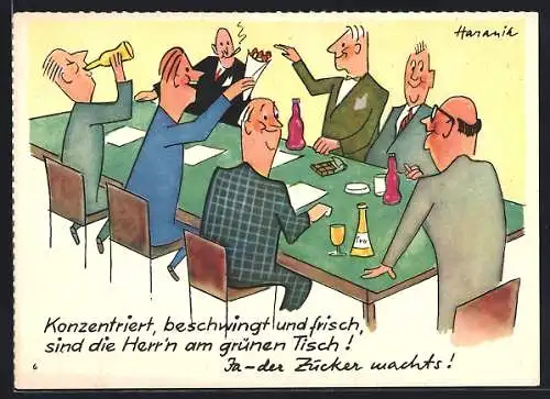 Künstler-AK Reklame für Süd-Zucker