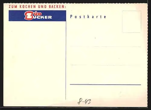 Künstler-AK Reklame für Süd-Zucker