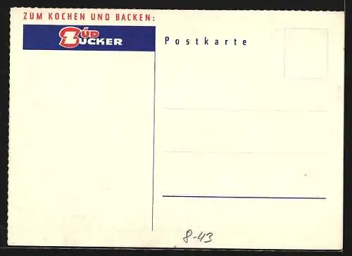Künstler-AK Reklame für Süd-Zucker