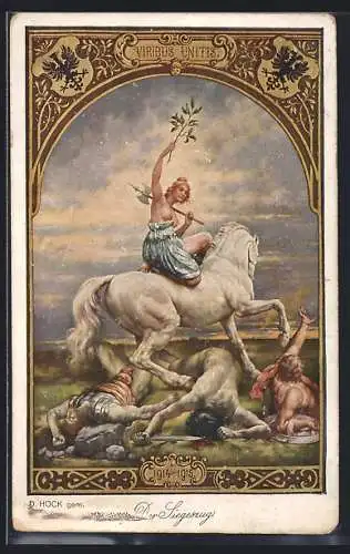 Künstler-AK Der Siegeszug