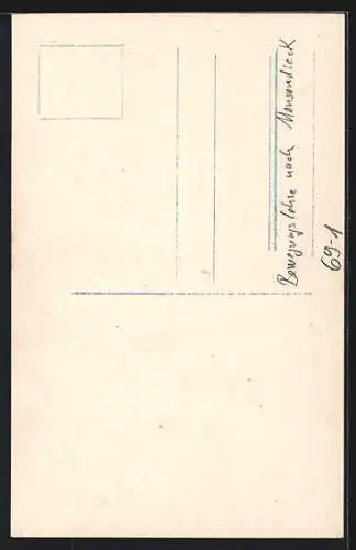 Künstler-AK Bewegungslehre nach Mensendieck