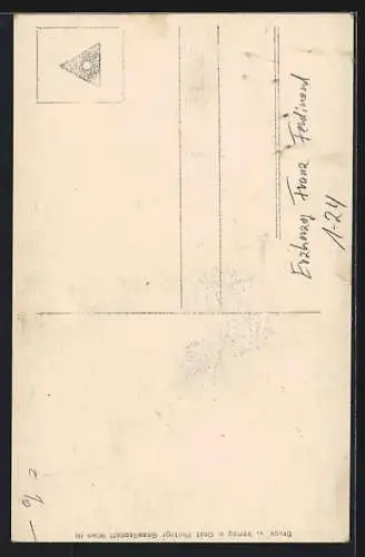 AK Erzherzog Franz Ferdinand mit Familie