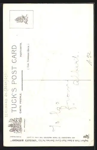 Künstler-AK Lincolns Address at Gettysburg