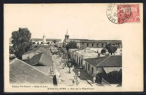 AK Souk-El-Arba, Rue de la République