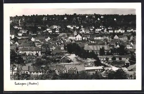 AK Eutingen / Baden, Blick auf den Ort