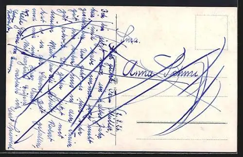 AK Kyffhäuser, Kaiser Wilhelm-Denkmal mit Besuchern