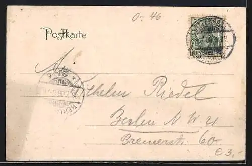 AK Wittenberg / Elbe, Marktplatz mit Rathaus und Stadtkirche