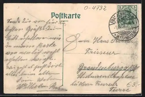 AK Kyffhäuser, Kyffhäuser Denkmal mit Restaurant