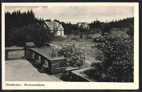 AK Altenkirchen / Westerwald, Westerwaldheim mit Garten