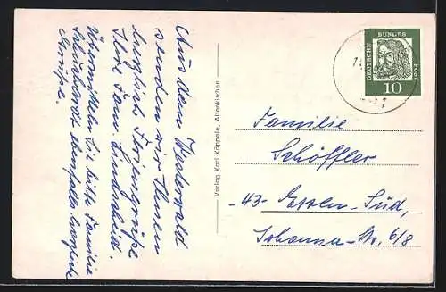 AK Altenkirchen / Westerwald, Westerwaldheim mit Garten