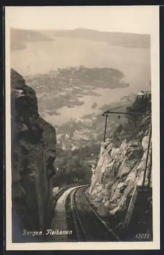 AK Bergen, Floibanen, Bergbahn