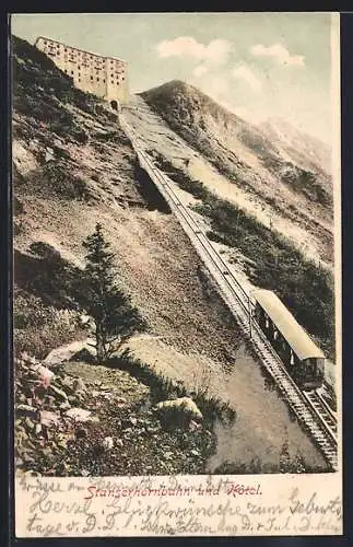 AK Stanserhorn, Stanserhornbahn und Hotel