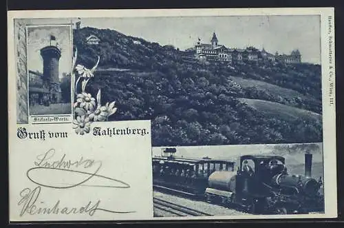 AK Kahlenberg, Restuarant, Stefanie-Warte, Bergbahn