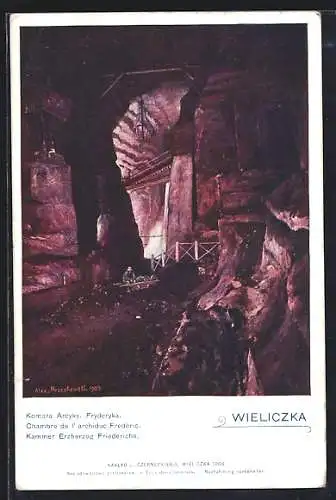 Künstler-AK Wieliczka, Kammer Erzherzog Friederichs