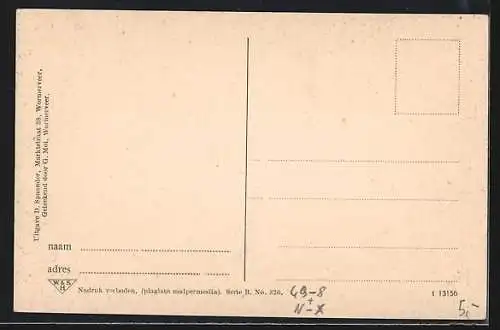 AK Zaandam, Op`t Spint, De Oranjeboom Houtzaagmolen in 1886