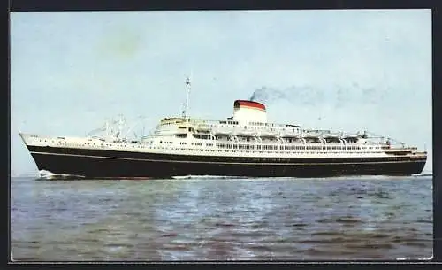 AK Passagierschiff T/n Cristoforo Colombo auf See