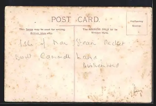 AK Passagierschiff RMS King Orry in Fahrt