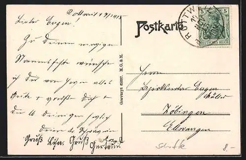 AK Panzerkreuzer Prinz Adalbert, Kriegsschiff