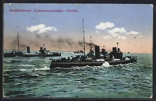 AK Manövrierende Hochseetorpedoboot-Flottille, Kriegsschiff