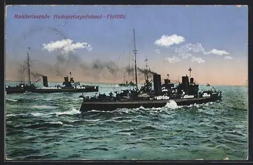 AK Manövrierende Hochseetorpedoboot-Flottille, Kriegsschiff
