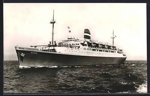 AK Passagierschiff S.S. Ryndam in voller Fahrt