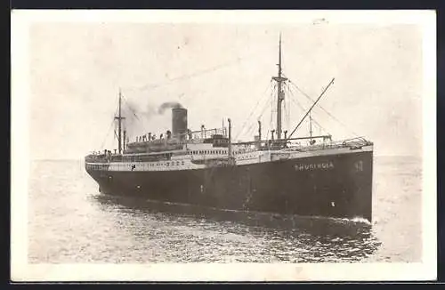 AK Passagierschiff Thuringia in Fahrt