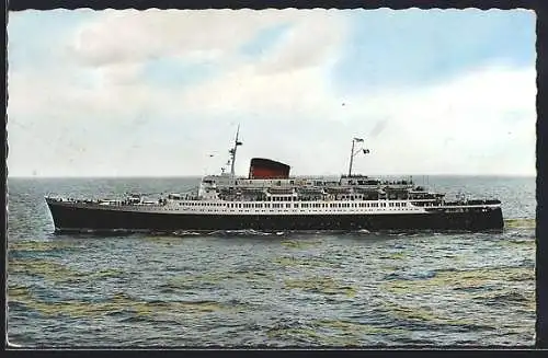 AK Dampfer Flandre in voller Fahrt