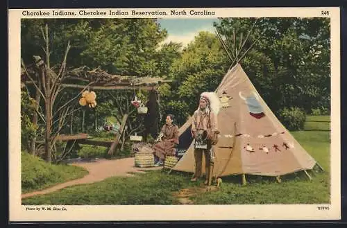 AK North Carolina, Cherokee Indian Reservation, Cherokee-Indianer