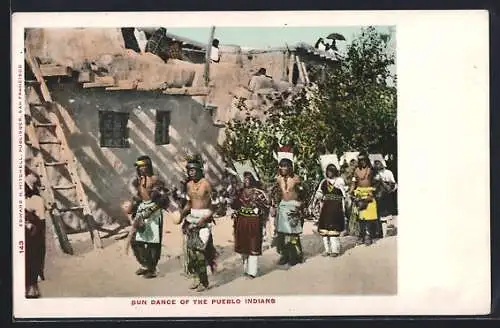 AK Sun Dance of the Pueblo Indians, Sonnentanz der Indianer