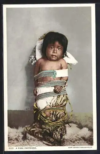 AK A Pima Pappoose, Eingewickeltes Indianerbaby