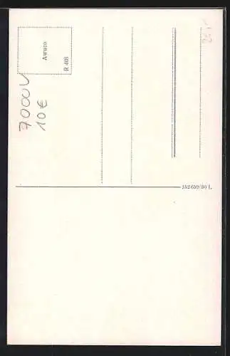 Künstler-AK Stammschloss Württemberg im Jahre 1567