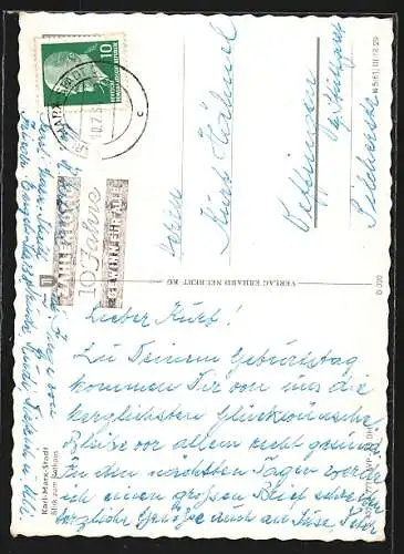 AK Karl-Marx-Stadt, Blick zum Rathaus