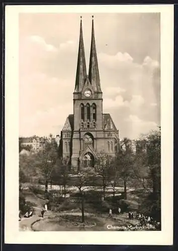 AK Chemnitz, Partie an der Markuskirche