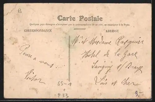 AK Libourne, La Gare et la Passerelle