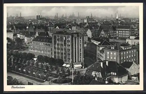 AK Oberhausen / Rhld., Stadtansicht mit Kaufhof