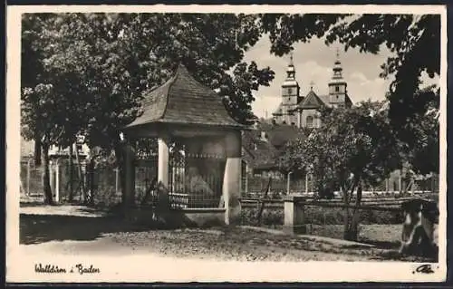 Foto-AK Walldürn i. Baden, Blick zur Wallfahrtskirche