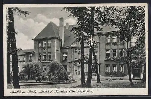 AK Mülheim-Ruhr / Speldorf, Kindersolbad Raffelberg