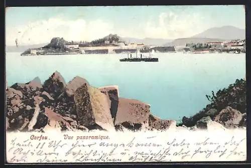 AK Corfou, Vue panoramique